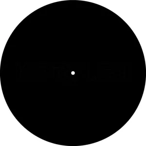 SLIPMAT 12" LP schwarz Plattenspieler Filzmatte 30cm 2mm dick US IMPORT - Picture 1 of 1