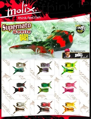 Artificiale spinning Molix Supernato Beetle baby top water soft 5,5gr. 5cm - Immagine 1 di 4