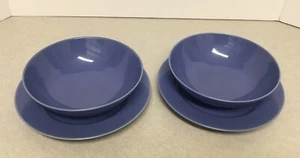 Fitz & Floyd Vintage 1980s “Total Color Spectrum” Bowls & Saucers - Lavender - Picture 1 of 8