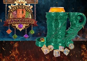 Torre y bóveda de dados jarra CLERIC _ Lata de cerveza pop Stein Flagon taza inserto TTRPG - Imagen 1 de 36