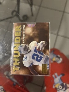 1996 Skybox Premium Thunder Lightning Emmitt Smith Troy Aikman - Picture 1 of 4