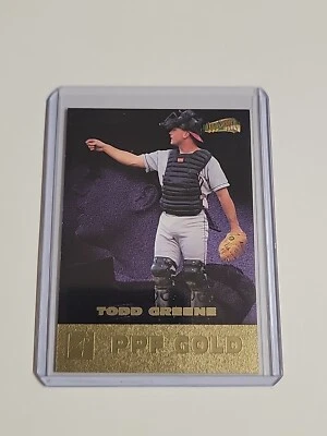 1996 The Score Board All Sport Plus PPF Gold Todd Greene RC #198 Mint Card  - Image 1 of 2