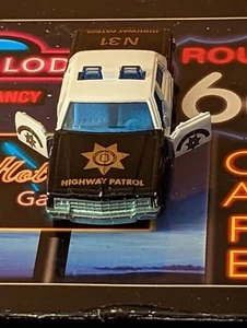 CAPTIVATING HGWY PATROL CAR CHEVY IMPALA 1:69 SCALE MAJORETTE FRONT DOORS OPEN - Picture 1 of 14
