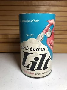 MCM Procter & Gamble Lilt Cream Whip Home Permanent Cardboard Container-No Lid - Picture 1 of 12