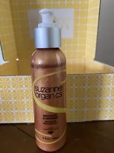 New Suzanne Somers Organics Bronze Shimmer 4 oz 118 ml - Picture 1 of 4