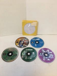 PLAYSTATION PS1 GUBBLE/ Real Fishing/ Cubix/ Big Sit/ Team Rocket Rescue Games - Picture 1 of 6