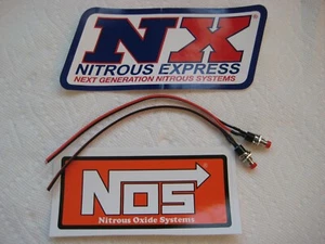 2 MINI NITROUS MOMENTARY PUSH BUTTON SWITCHES RED(LINE-LOCK-TRANSBRAKE-PURGE) 2  - Bild 1 von 3