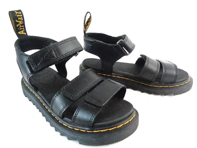 DR MARTENS Klaire J Niños EE. UU. 2 REINO UNIDO 1 EUR 38 Negro Aire Aire Rebote Sandalias Zapatos Foto 1 de 4