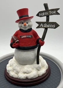 Bulldogs University Of Georgia Football Schneemann Athen defekt (siehe Fotos) - Bild 1 von 12