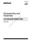Caterpillar CAT 578 PIPELAYER POWER TRAIN Manual Disassembly Assembly