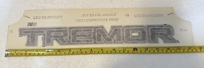 NUEVO 2021-2024 Ford Ranger TREMOR 15 pulgadas calcomanía lateral, OEM rojo negro plata original Foto 1 de 2