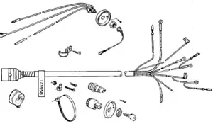 174960 OMC Wiring Kit 20’ - Foto 1 di 1