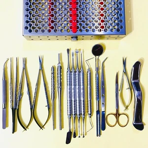 Mikro Parodontal Oralchirurgie Set Chirurgische Instrumente Dental Oralchirurgie Kit - Bild 1 von 4