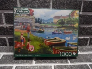 Falcon de Luxe Der See zum Bootfahren Puzzle 1000 Teile Brandneu Versiegelt - Bild 1 von 2