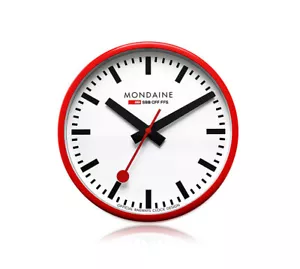 Genuine Mondaine Modern Wall Clock Quartz Watch Diameter 25cm Swiss Made - Picture 1 of 4