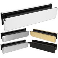 Mila Pro-Style 310mm x 76mm Door Letterbox c//w 264mm x 46mm Aperture 40mm 80mm