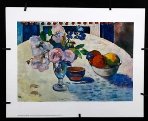 Paul Gauguin - Flowers and Fruit - MFA, Boston - 1980's - Offset Poster - Bild 1 von 7