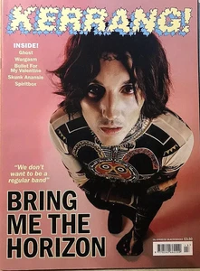KERRANG! Magazine April 2022 BRING ME THE HORIZON Oli Sykes GHOST Cover #1 - Picture 1 of 1