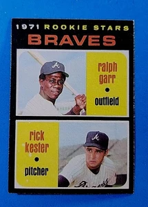 1971 TOPPS BASEBALL #495 BRAVES ROOKIE STARS RALPH GARR EX-MINT+ - Picture 1 of 2