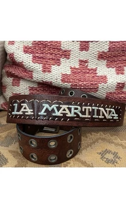 Cinturón Hombre Vintage La Martina Talla 90 = 36 US Argentina Adolfo Cambiasso Gaucho Foto 1 de 4