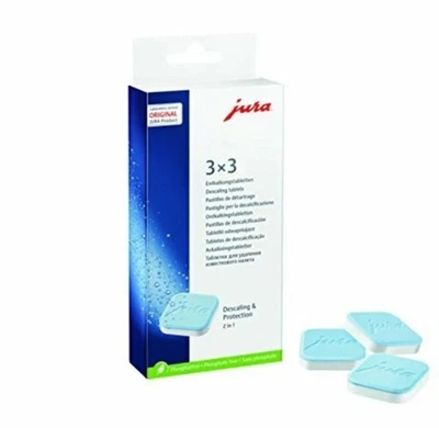 JURA Coffee Machine Espresso Maker Cleaning Tablets Cleaner Descaler Pack of 9 - Image 1 of 3