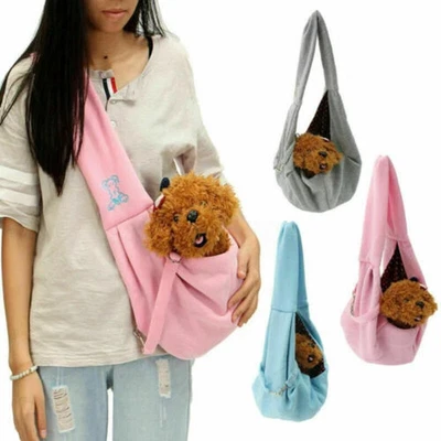 Hunde Tragetasche Haustier Umhängetasche Hand Tasche Katze Welpentasche Rucksack - Bild 1 von 4