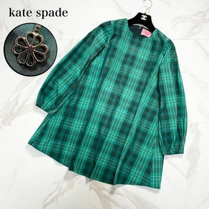 Kate Spade Mini Dress Checkered Clover Good Condition Authentic N2746 - Picture 1 of 24