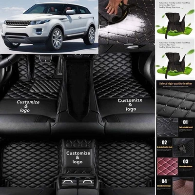 For Land Rover RR Evoque Car Floor Mats Luxury Waterproof Pads Liner Auto Rug - Image 1 of 4