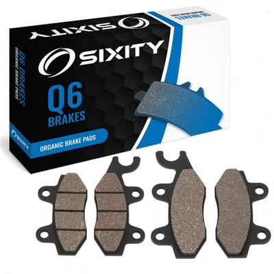 Front Organic Brake Pads 2008 Kawasaki KVF650 Brute Force 4x4i Set Full Kit en - Image 1 of 4
