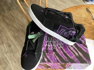 Black Sabbath Net black Purple Dc Skateboard L E Shoes new With Box Us 13 - Picture 1 of 9