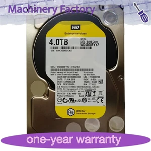Western Digital RE 4TB WD4000FYYZ ,Internal,7200 RPM,3.5 inch Hard Drive - Afbeelding 1 van 4