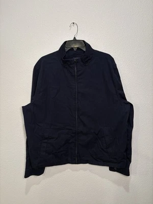 Chaqueta informal con cremallera completa XL para hombre JCrew Harrington sarga de algodón desgastada Foto 1 de 4