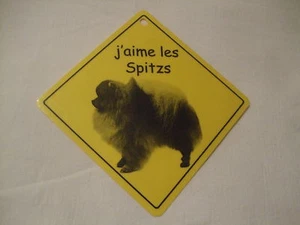 Pancarte - J'aime les Spitzs - Imagen 1 de 1