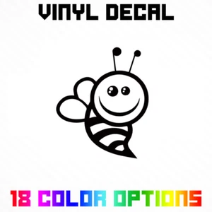 Bumblebee Decal Sticker | Cute Bee SUV Car Window Laptop Vinyl Decal - Bild 1 von 2