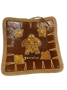 Jamaikanische Schale Keramik mit Meeresschildkröte Handarbeit - Bild 1 von 4