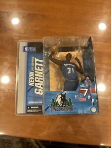 McFarlane NBA Kevin Garnett Series 7 2nd Ed Figure Timberwolves Blue Jersey