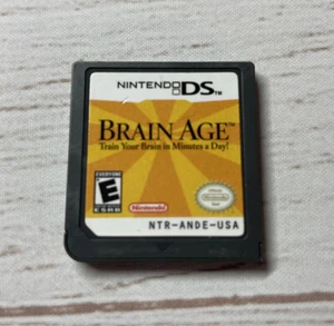 Nintendo DS Game Brain Age: Train Your Brain In Minutes A Day (cartridge only) - Picture 1 of 3
