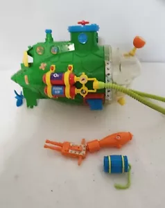 VINTAGE 1991 TMNT Tartarughe Ninja Mutanti Fogne Militari Sub Playmate - Incomplete - Foto 1 di 9