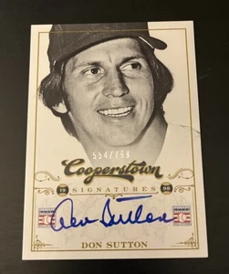 Don Sutton 2012 Panini Cooperstown Signatures #HOF-DSU /799 - Picture 1 of 2