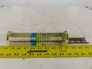 Siemens 8WA1 011-1DG11 6.5mm Size 4 Thru Type Single Pole Screw Terminal Lot/28 - Picture 1 of 5