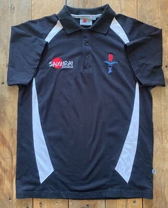 UKAF Armed Forces Sports Samurai Polo Shirt - Black - Medium - Picture 1 of 12