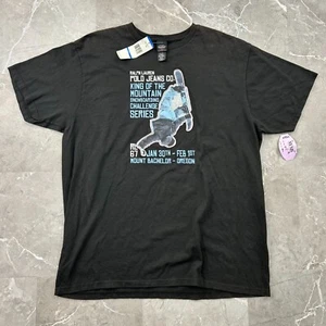 CAMISETA POLO JEANS VINTAGE RALPH LAUREN SNOWBOARD GRÁFICO PARA HOMBRE XL Y2K STOCK MUERTO - Imagen 1 de 9