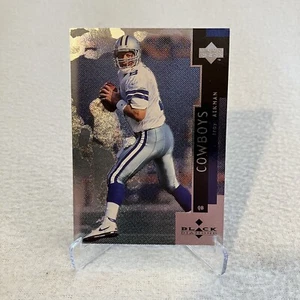 1997 Upper Deck Black Diamond #140 Troy Aikman Foil Dallas Cowboys NFL card HOF - Bild 1 von 10