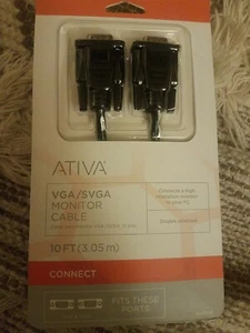 Ativa VGA/SVGA Monitor 10 Ft. Connects A High Resolution Monitor To Your PC - Picture 1 of 7