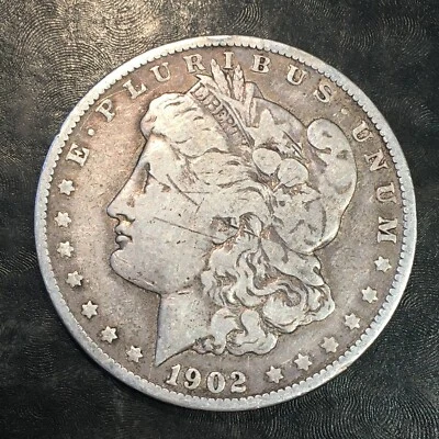 1902 Morgan Silver Dollar - High Quality Scans #P076 - Image 1 of 2