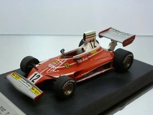 TENARIV FERRARI 312 T F1- GP MONACO 1975 - LAUDA #12 -1:43- GOOD on BASE - 415 - Picture 1 of 8