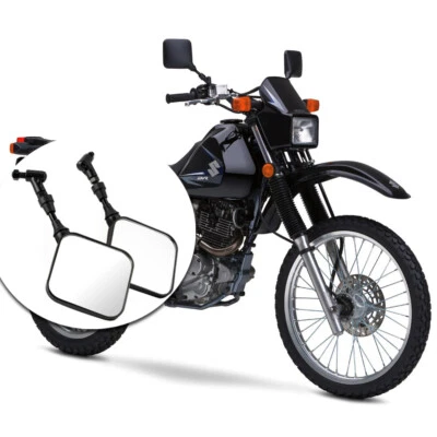 For Suzuki DRZ400 DRZ400S DRZ400SM DR350 DR650 Motorcycle Rearview Side Mirrors - Image 1 of 4