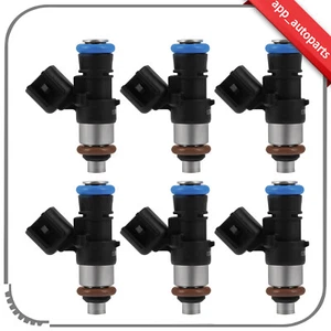 6 Fuel Injectors For 2010-2012 Ford Fusion 2007-2014 Mazda CX-9 3.5L 3.7L - Picture 1 of 6