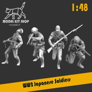 1:48 - Figurines WW2 Soldats Japonais by modelkit.fr - Photo 1/3