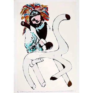 Serigraph Of Sartoris Print Original Art Memorabilia Design 49, 5x69, 5cm - Picture 1 of 1